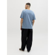 JACK & JONES tričko Regular Fit svetlomodré s logom JACK & JONES tričko Regular Fit svetlomodré s logom