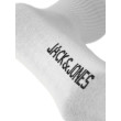 JACK & JONES pánske športové ponožky 5-balenie biele JACK & JONES pánske športové ponožky 5-balenie biele