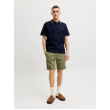 JACK & JONES polo tričko tmavo-modré s výšivkou