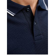 JACK & JONES polo tričko tmavo-modré s výšivkou