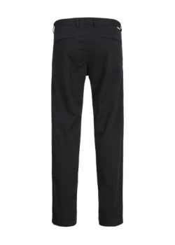 JACK & JONES pánske nohavice voľného strihu Chino čierne