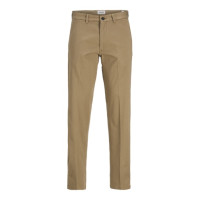 JACK & JONES pánske nohavice voľného strihu Chino hnedé JACK & JONES pánske nohavice voľného strihu Chino hnedé