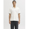 JACK & JONES polo tričko Regular Fit biele JACK & JONES polo tričko Regular Fit biele