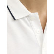 JACK & JONES polo tričko Regular Fit biele JACK & JONES polo tričko Regular Fit biele