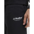 JACK & JONES tepláky Relaxed Fit čierne
