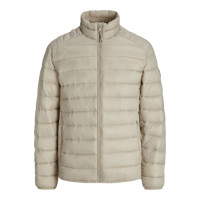 JACK & JONES bunda Puffer béžová JACK & JONES bunda Puffer béžová