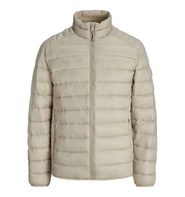 JACK & JONES bunda Puffer béžová JACK & JONES bunda Puffer béžová