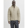 JACK & JONES bunda Puffer béžová JACK & JONES bunda Puffer béžová