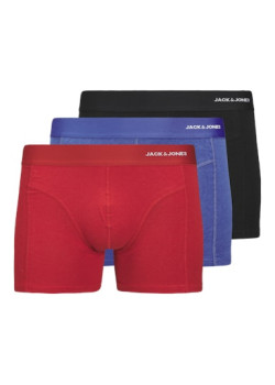 JACK & JONES pánske boxerky 3-balenie krátke s elastickým pásom