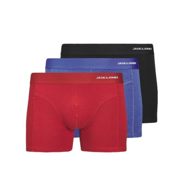 JACK & JONES pánske boxerky 3-balenie krátke s elastickým pásom