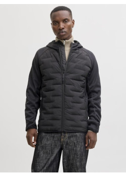JACK & JONES pánska Hybrid bunda čierna