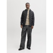 JACK & JONES pánska Hybrid bunda čierna JACK & JONES pánska Hybrid bunda čierna