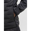 JACK & JONES pánska Hybrid bunda čierna JACK & JONES pánska Hybrid bunda čierna