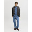 JACK & JONES pánska košeľa slim fit modrá s dlhými rukávmi denim JACK & JONES pánska košeľa slim fit modrá s dlhými rukávmi denim