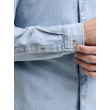 JACK & JONES pánska košeľa slim fit svetlá s dlhými rukávmi denim JACK & JONES pánska košeľa slim fit svetlá s dlhými rukávmi denim