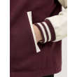 JACK & JONES pánska bejzbalová bunda krátka bordová JACK & JONES pánska bejzbalová bunda krátka bordová