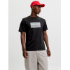 Jack & Jones JCOFUSION pánske tričko čierne