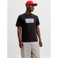 Jack & Jones JCOFUSION pánske tričko čierne