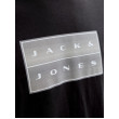 Jack & Jones JCOFUSION pánske tričko čierne