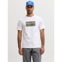 Jack & Jones JCOFUSION pánske tričko biele