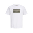 Jack & Jones JCOFUSION pánske tričko biele