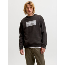 Jack & Jones JCOFUSION pánska mikina čierna