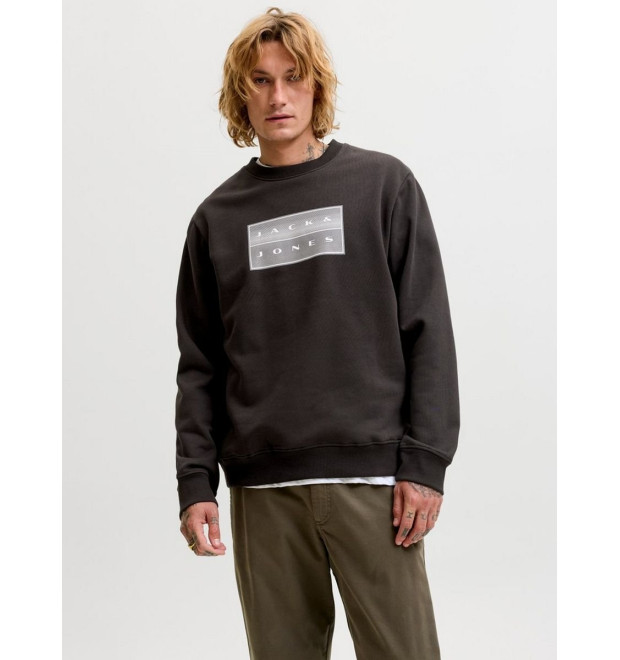 Jack & Jones JCOFUSION pánska mikina čierna