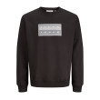 Jack & Jones JCOFUSION pánska mikina čierna