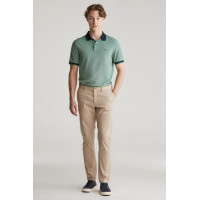 Gant pánske slim chino nohavice béžové Gant pánske slim chino nohavice béžové
