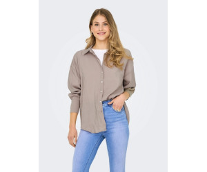 Only ZAZIMA oversize košeľa hnedá