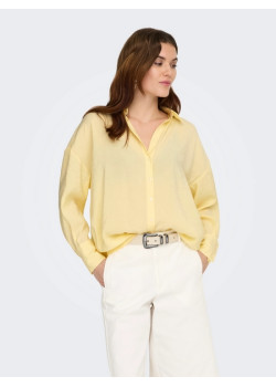 Only ZAZIMA oversize košeľa žltá