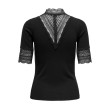 ONLY ONLTILDE dámsky top s čipkou čierny ONLY ONLTILDE dámsky top s čipkou čierny