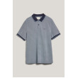 Gant pánska polokošeľa 4-Color Oxford Piqué modrá 