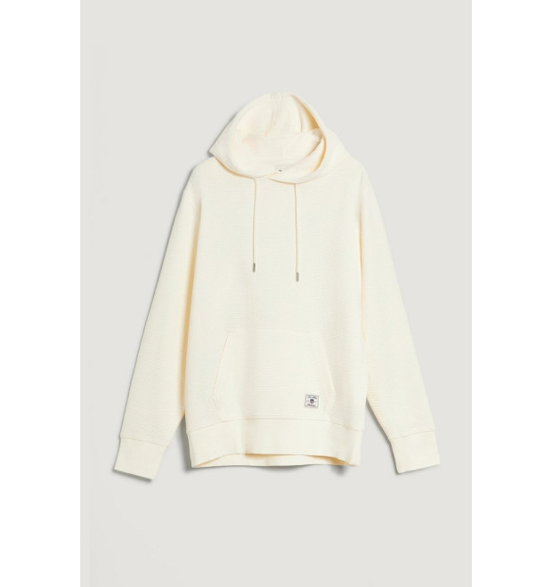 Gant pánska mikina štrukturovaná Waffle béžová Gant pánska mikina štrukturovaná Waffle béžová