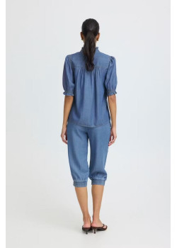 B.young KOSMO denim blúzka modrá