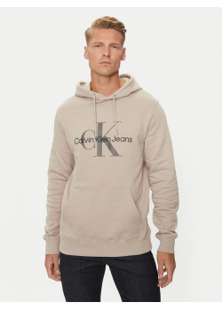 Calvin Klein pánska dlhšia mikina hnedá