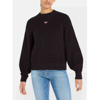 Tommy Hilfiger dámsky sveter s logom čierna Tommy Hilfiger dámsky sveter s logom čierna