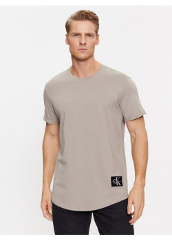 Calvin Klein pánske tričko dlhšieho strihu béžová