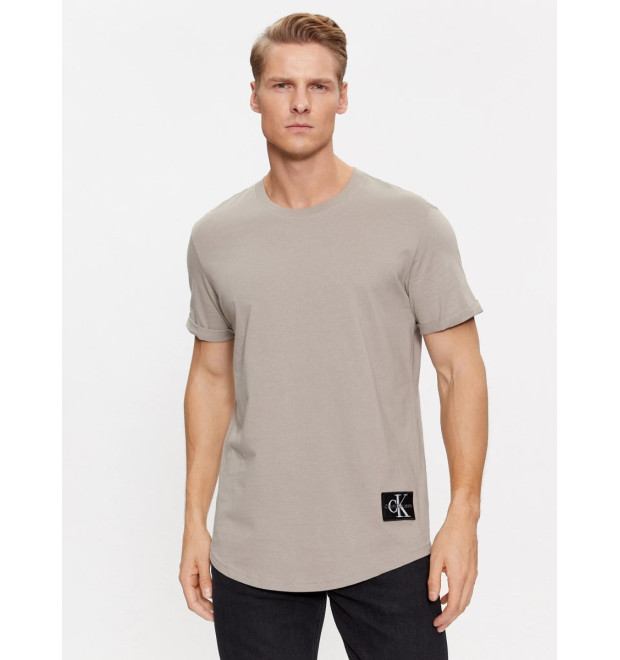 Calvin Klein pánske tričko dlhšieho strihu béžová