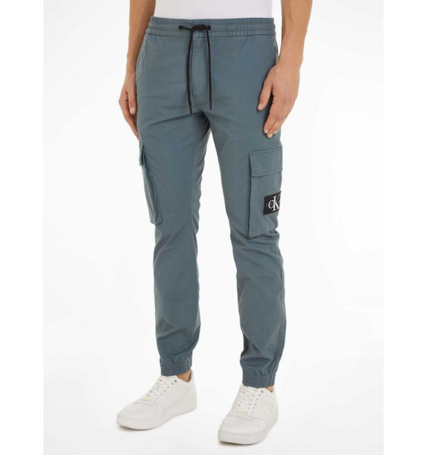 Calvin Klein pánske nohavice joggers modrá Calvin Klein pánske nohavice joggers modrá