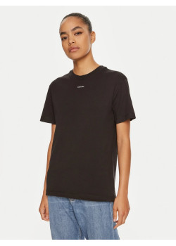 Calvin Klein dámske basic tričko s logom čierne