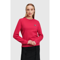 Karl Lagerfeld dámska mikina bez kapuce Persian Red Karl Lagerfeld dámska mikina bez kapuce Persian Red