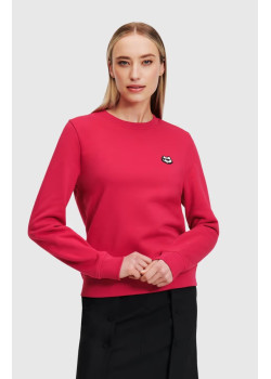 Karl Lagerfeld dámska mikina bez kapuce Persian Red