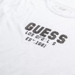 GUESS dámske tričko pyramide Studs s logom biele