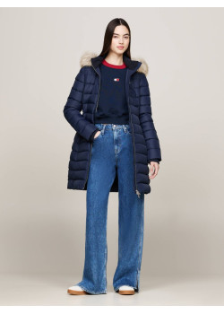 Tommy Hilfiger dámska zimná bunda modrá