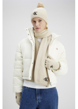 Calvin Klein šál svetlobéžový