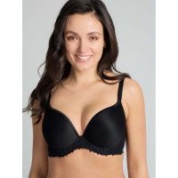 Triola Top-Fit hladká podprsenka čierna