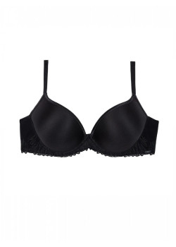 Triola Top-Fit hladká podprsenka čierna
