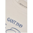 GANT dámska mikina Graphic C-Neck biela
