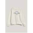 GANT dámska mikina Graphic C-Neck biela